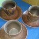 Кофейный набор - чашка и блюдце 